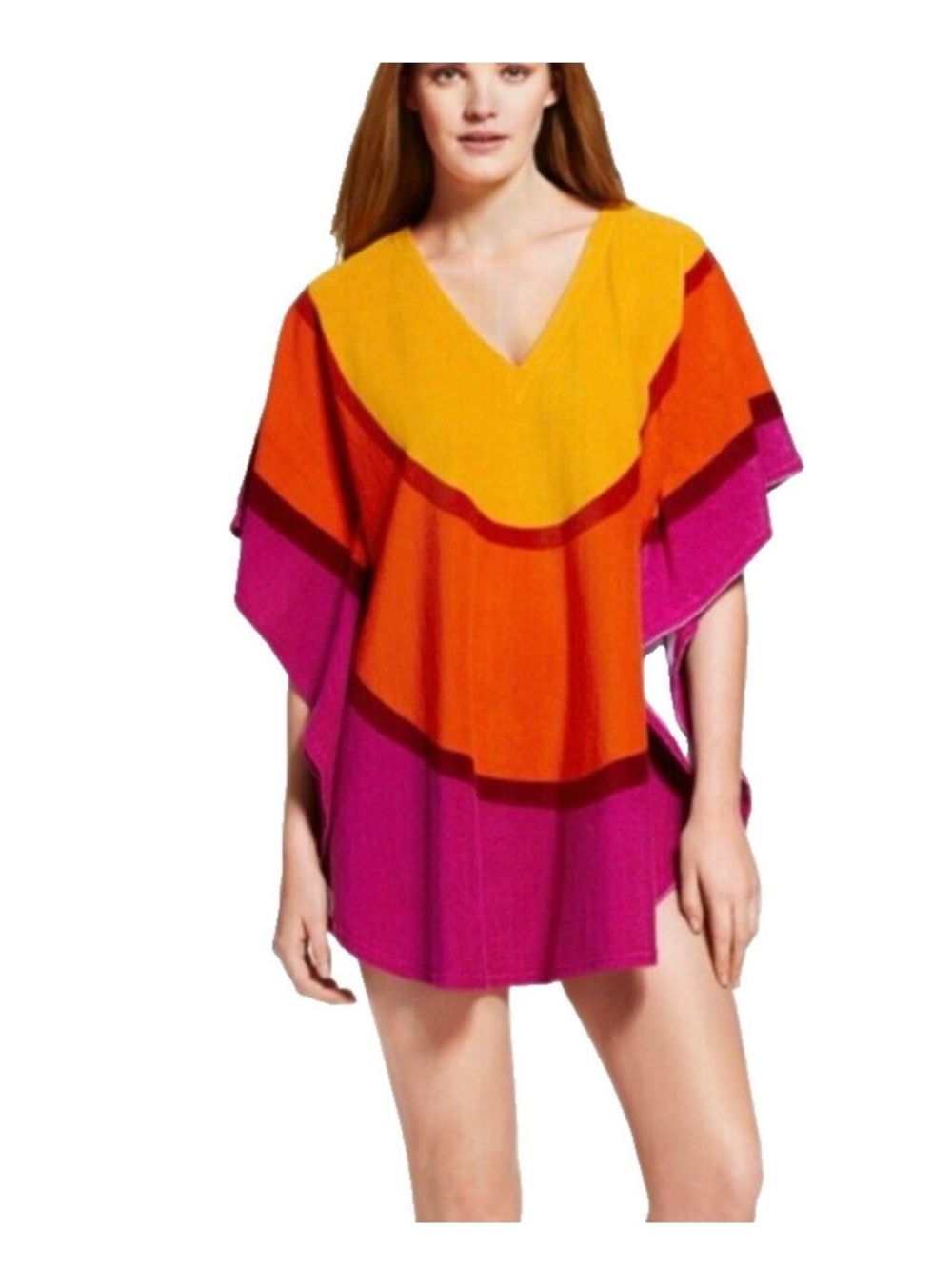 Merimekko for target Swim Cover-Up Tunic in Yellow, Orange & Pink